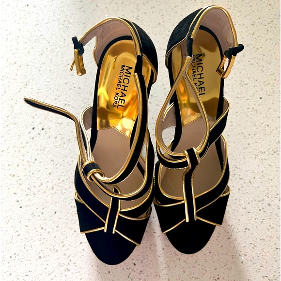 Michael Kors strappy high heel shoes - Picture 1 of 6